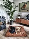 MN hondenkussen lederlook cognac foto.webp