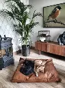 MN hondenkussen lederlook cognac foto.webp