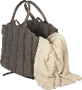 AB10714 AB HOME AND AWAY Citybag Diana Brown XS with AB10724 AB Blankt Beige XS-1.webp