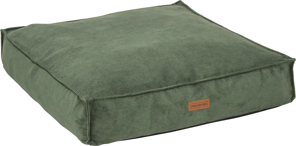 AB10166 AB CORDUROY Othopedic Dogbed Moss Green M-2.webp