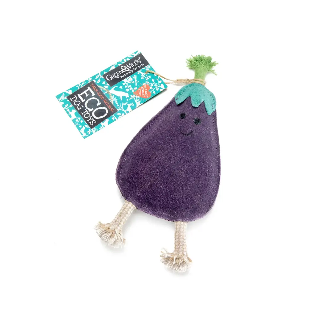 Green & Wilds : Austin the Aubergine, Eco Dog Toy