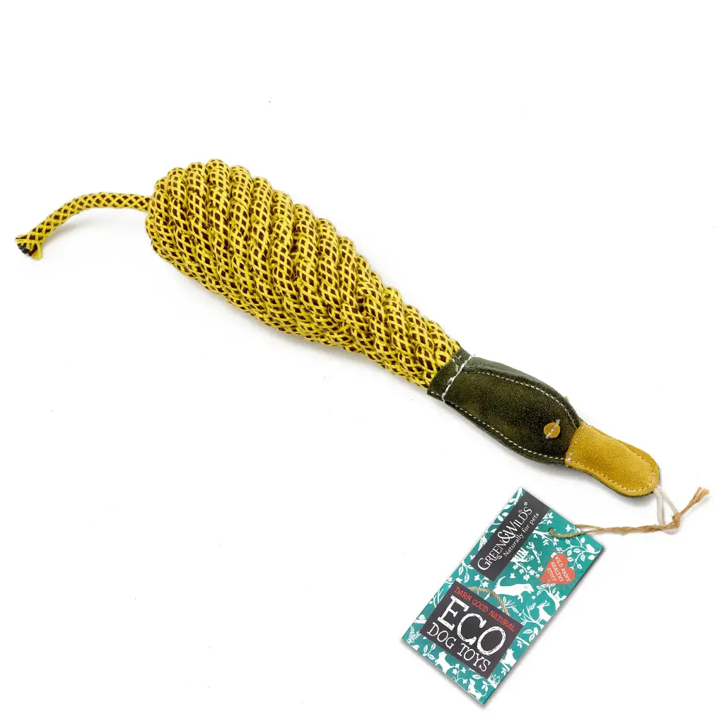 Green & Wilds : Delilah the Duckess, Eco Dog Toy