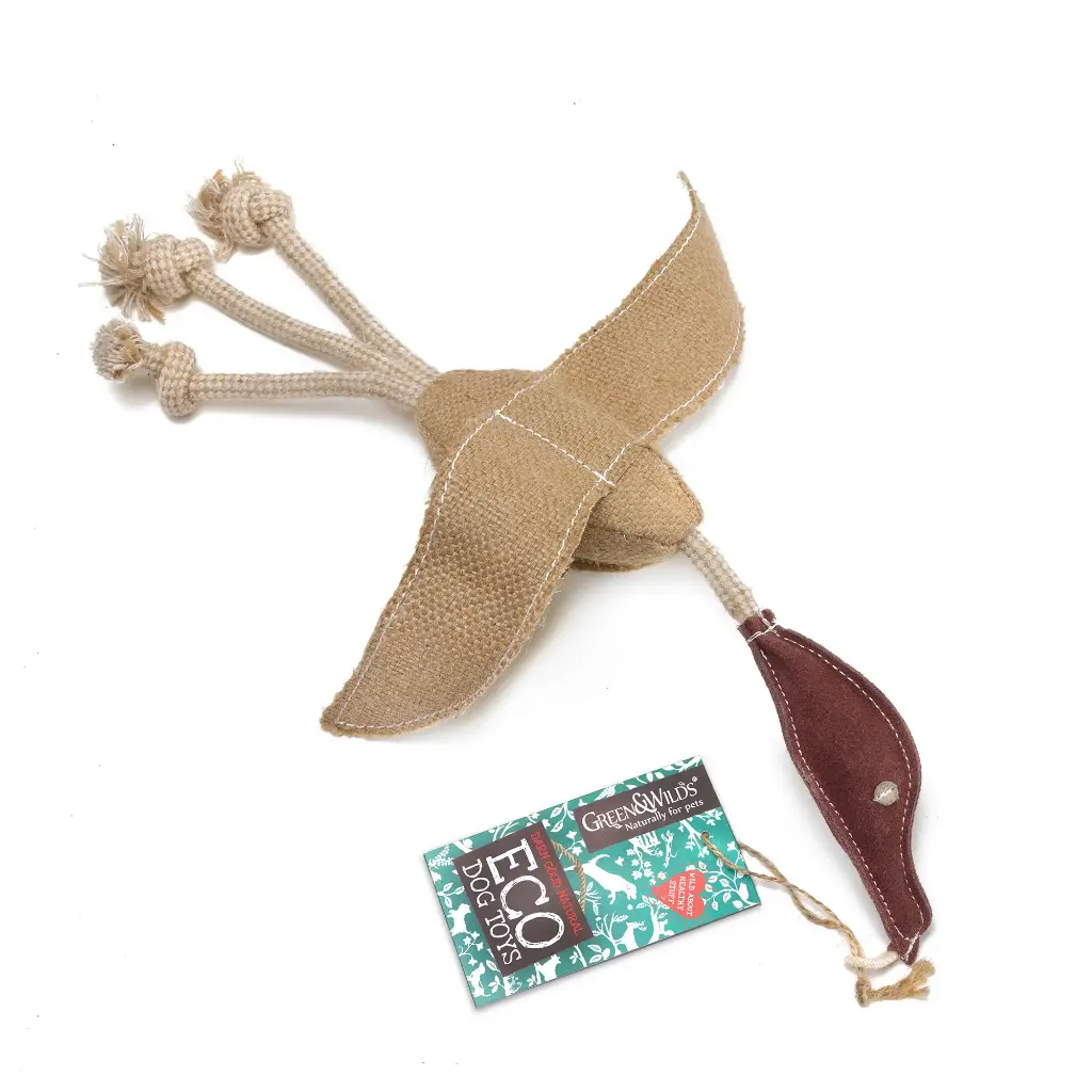 Green & Wilds : Desmond the Duck, Eco Dog Toy