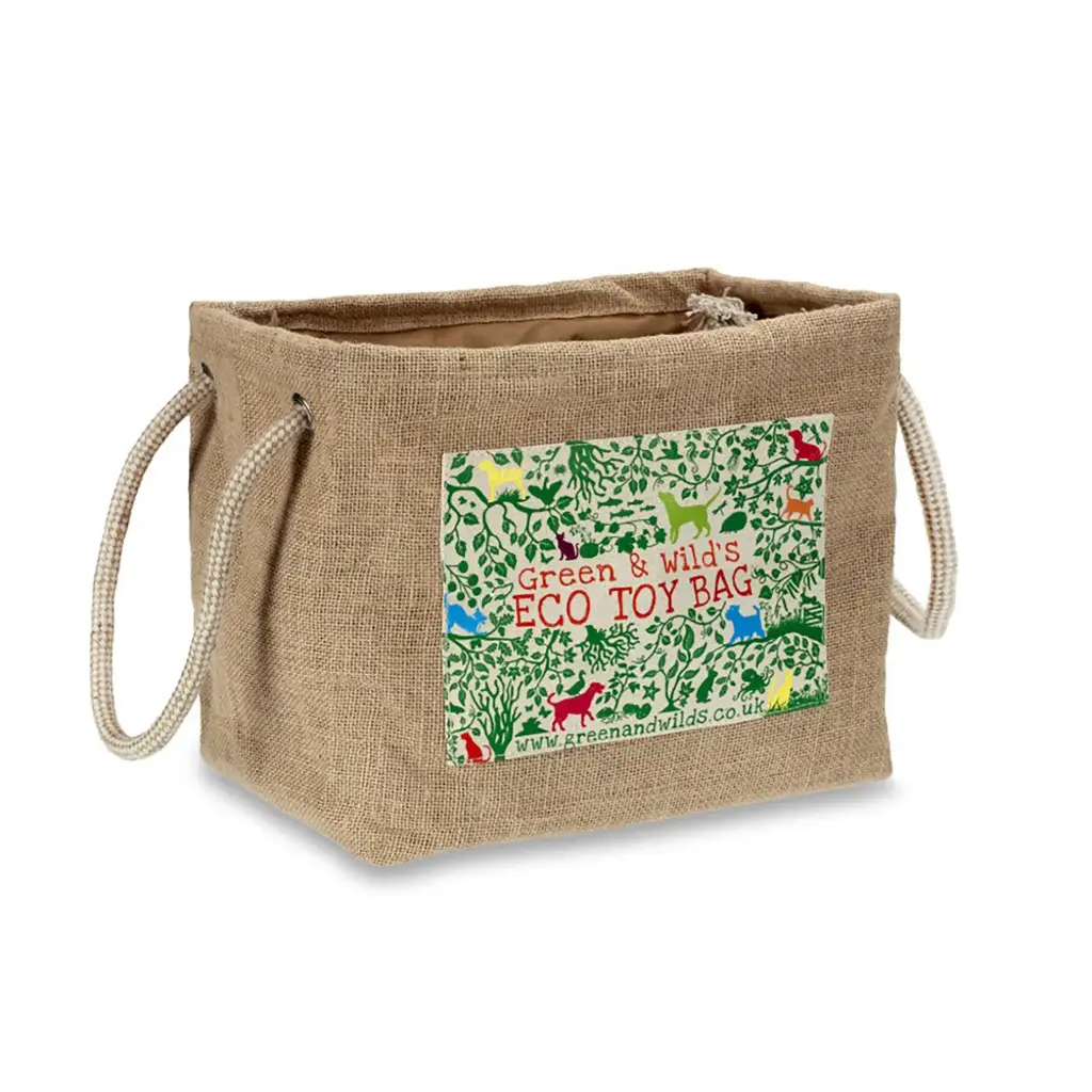 Green & Wilds : Jute Toy Bag