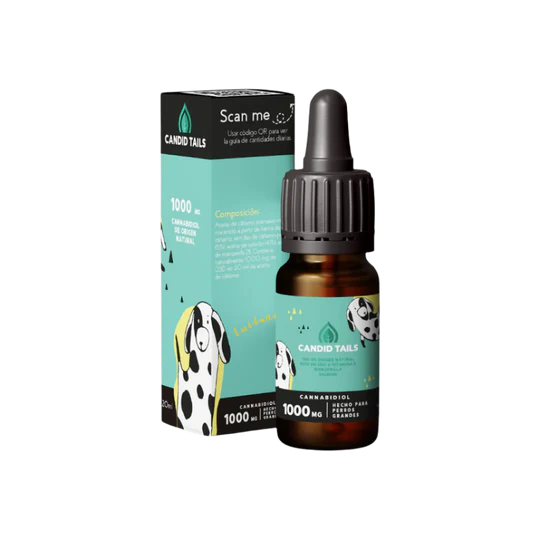 Candid Tails : CBD Oil For Large Dogs - 1000mg 