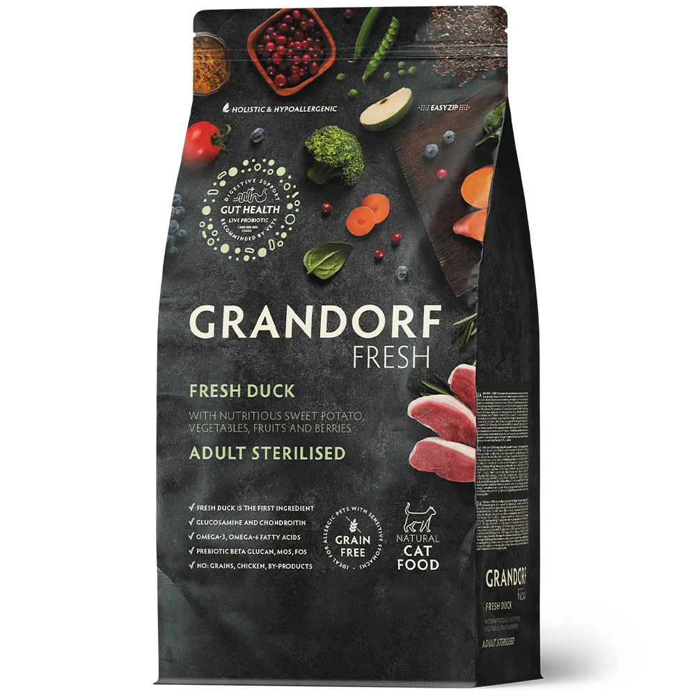 Grandorf Fresh : Duck- Cat Sterilised