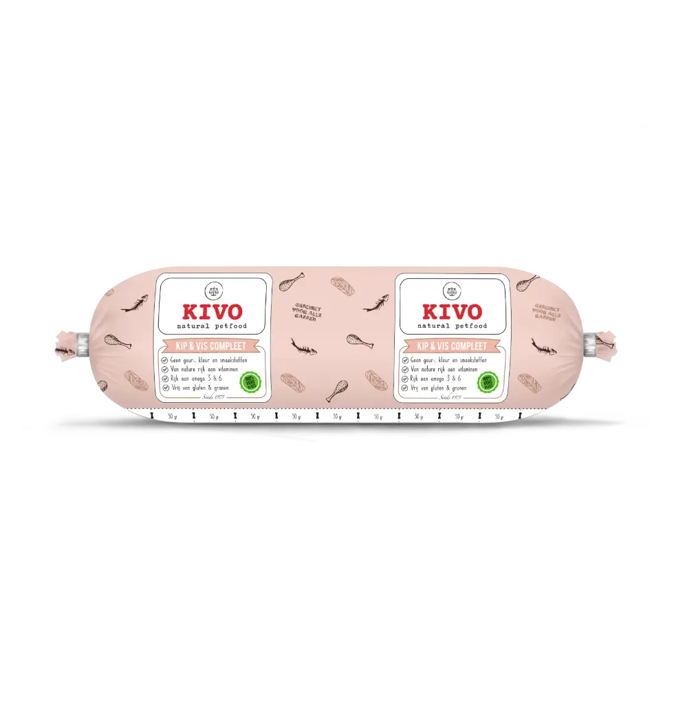 KIVO : Kip & Vis Compleet - 500 g