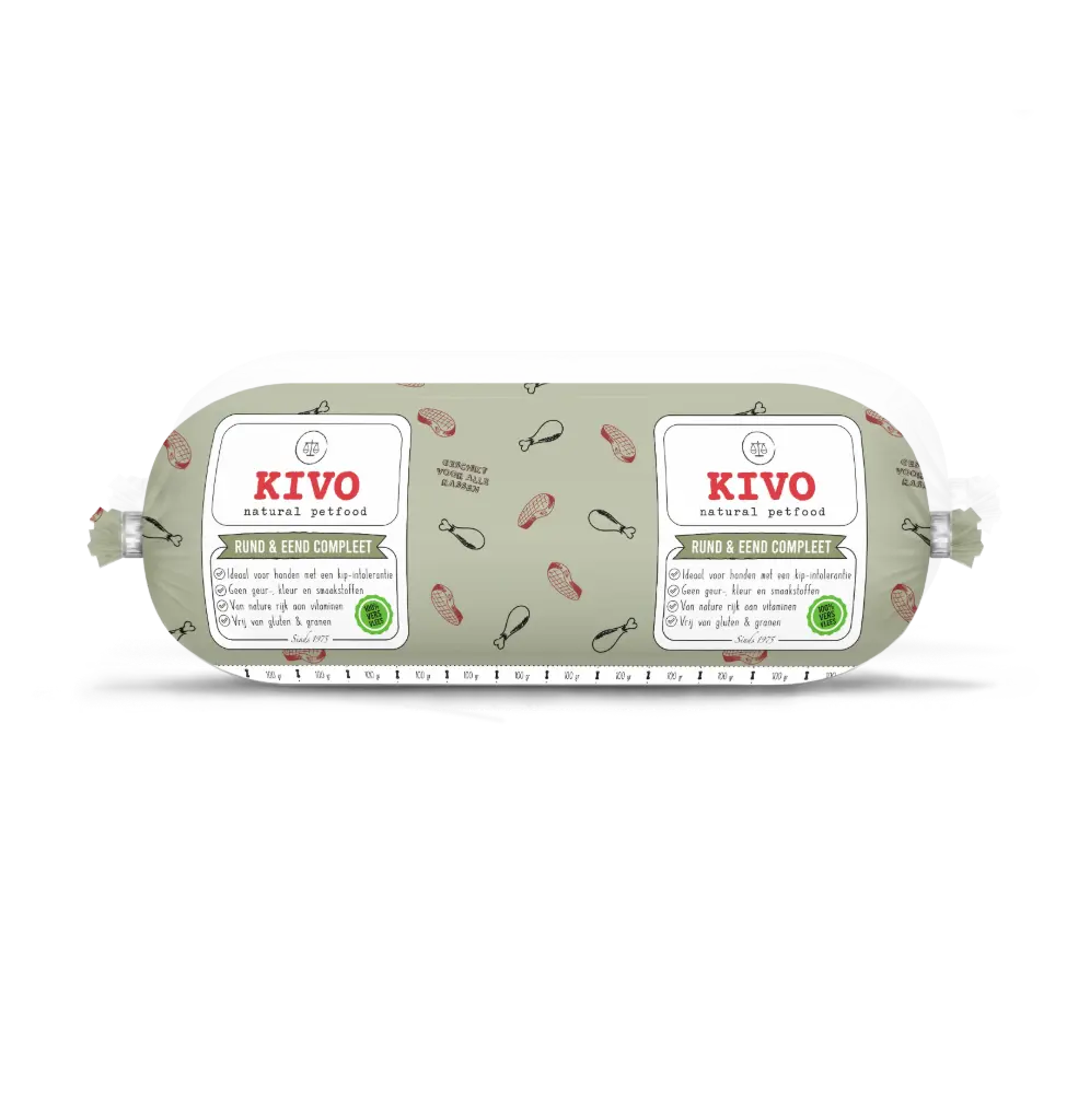KIVO : Rund & Eend Compleet - 1 kg
