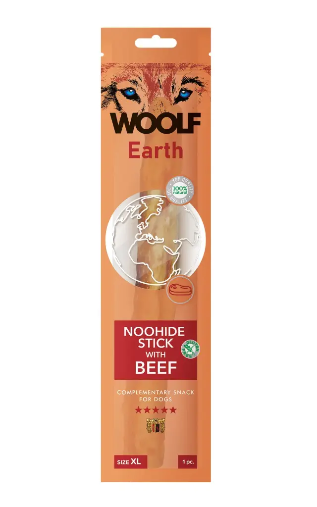 Woolf Earth : Noohide XL Stick with Beef