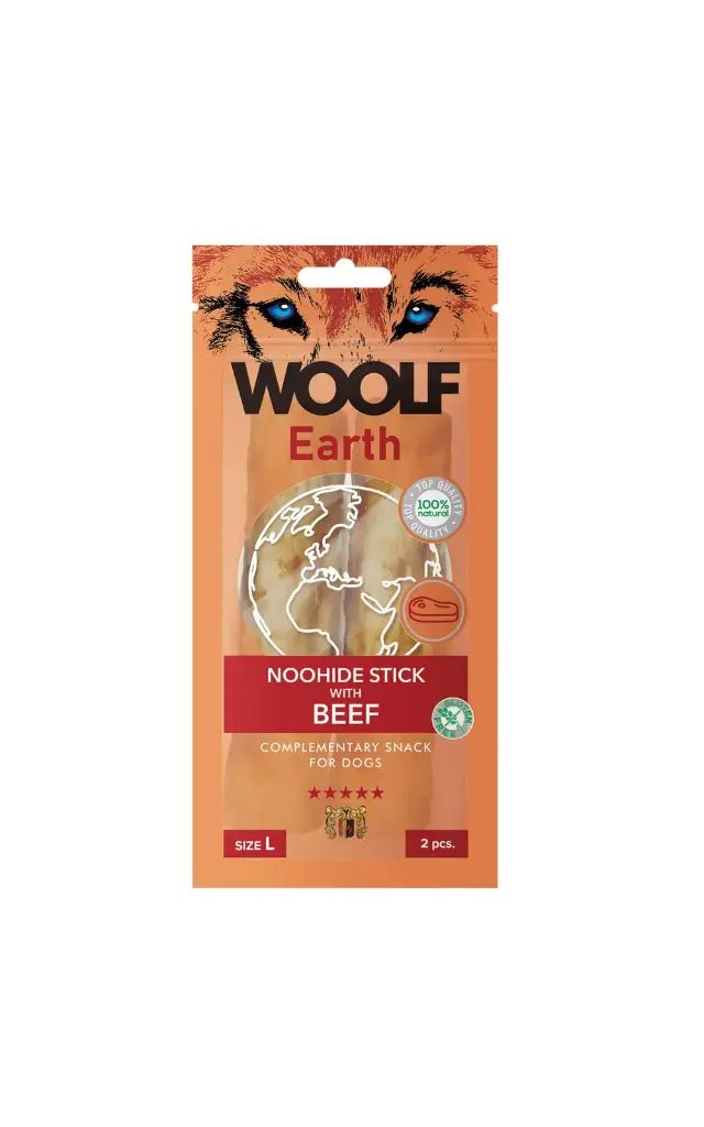 Woolf Earth : Noohide L Stick with Beef