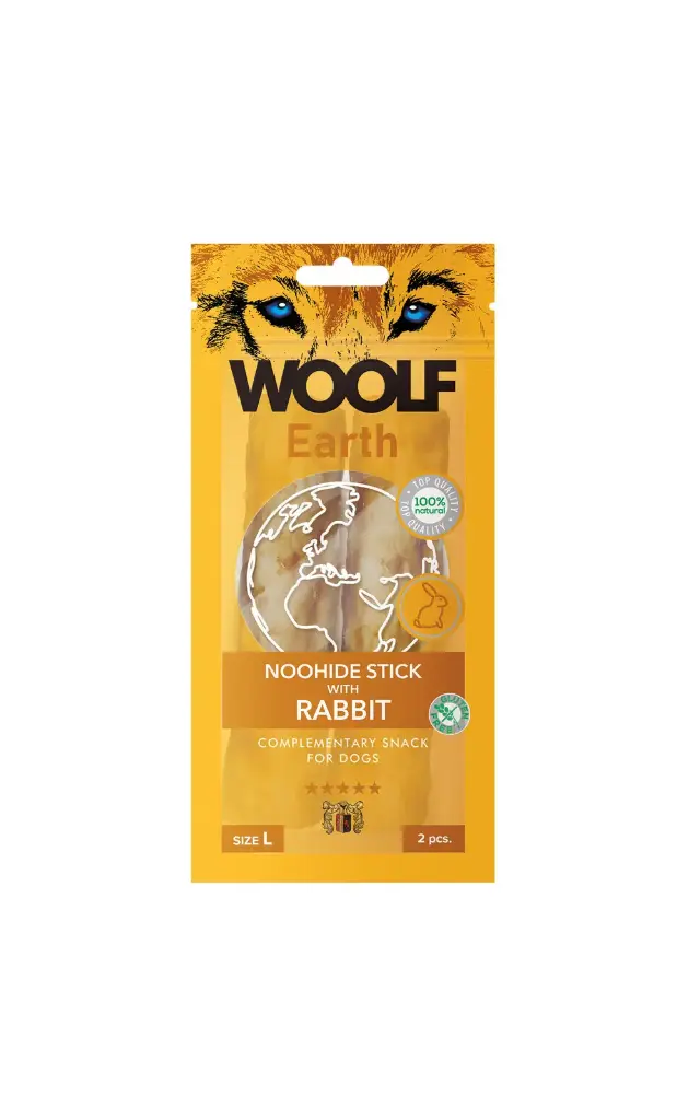 Woolf Earth : Noohide L Stick with Rabbit