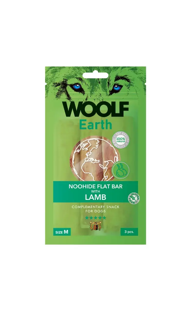 Woolf Earth : Noohide M Flat Bar with Lamb