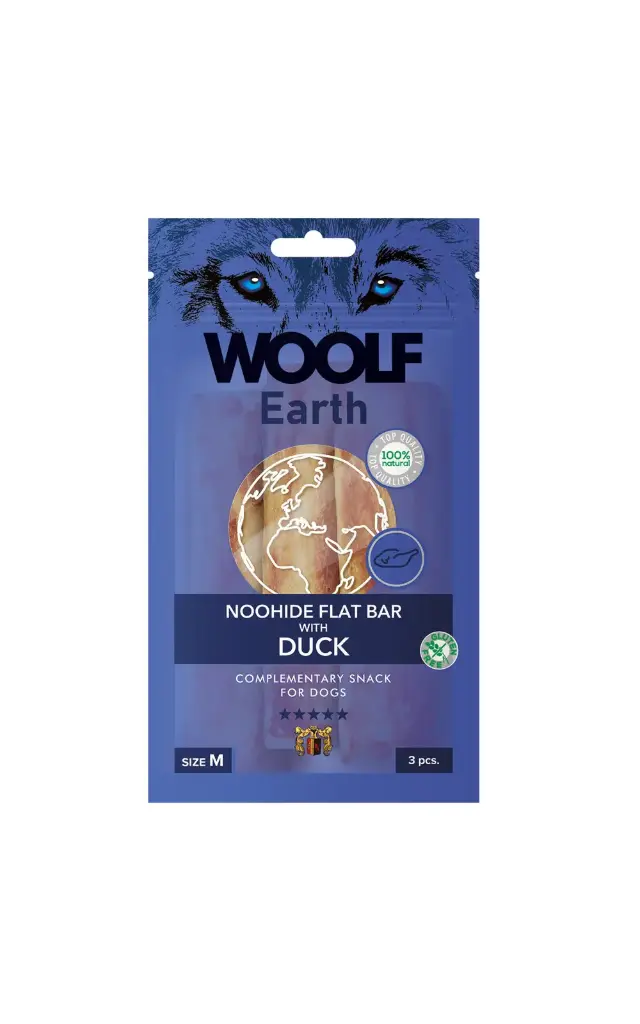 Woolf Earth : Noohide M Flat Bar with Duck