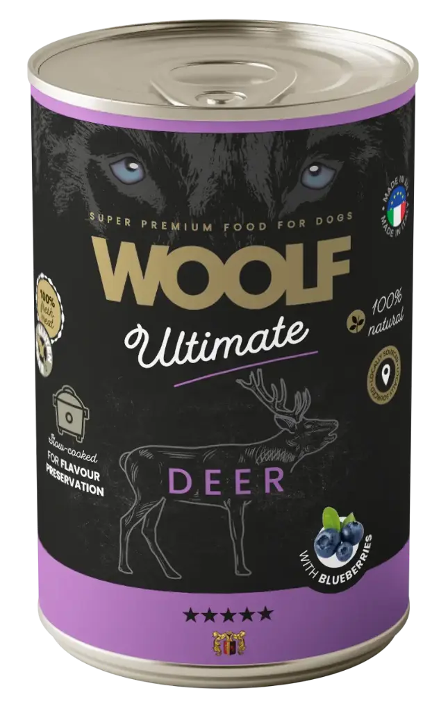 Woolf : Ultimate Canned Dogfood - Deer 