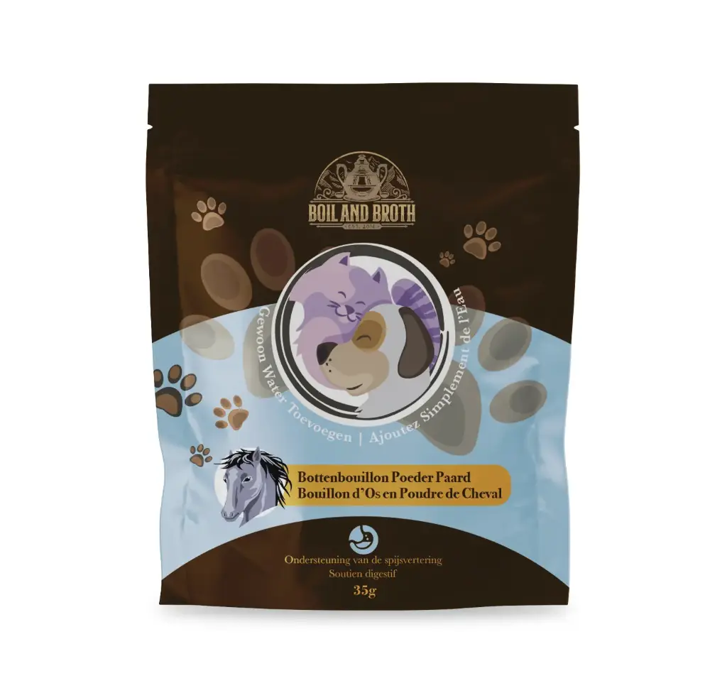 Boil & Broth : Bottenbouillon Poeder : Paard