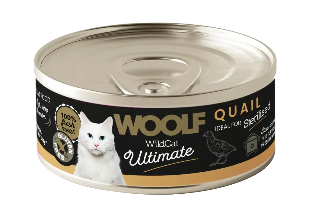 Woolf Wildcat : Ultimate Canned Catfood - Quail Pate