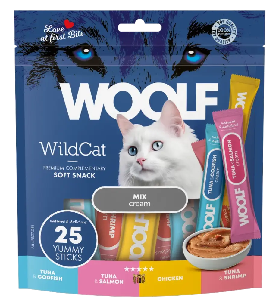 Woolf Wildcat Regular Cream : Mix Pack - 25 Stuks