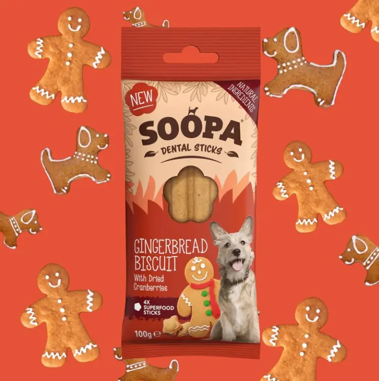 Soopa : Dental Sticks : Gingerbread Biscuit