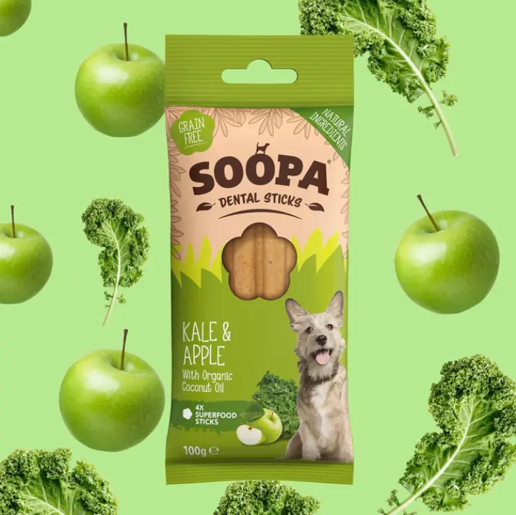 Soopa : Dental Sticks : Kale & Apple