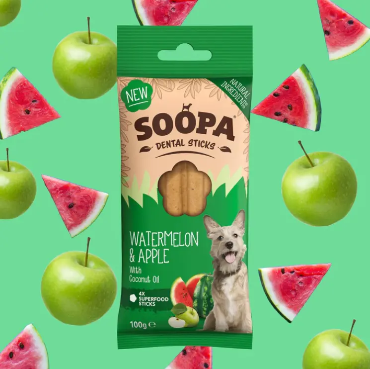 Soopa : Dental Sticks : Watermelon & Apple 