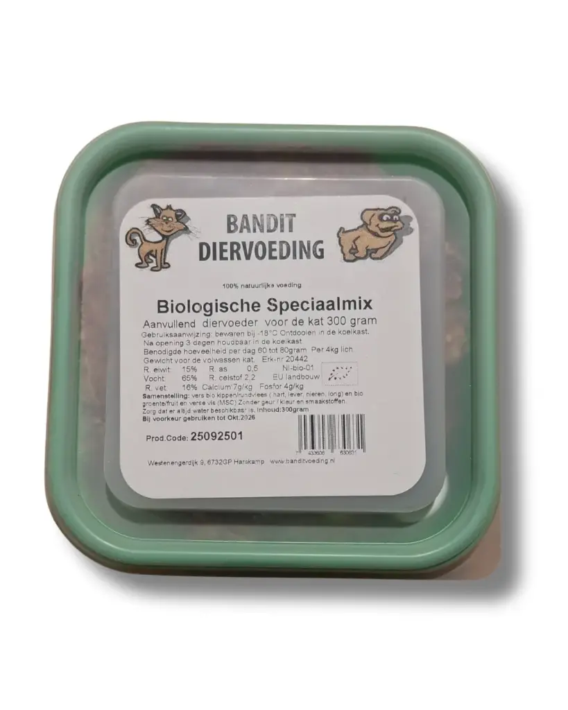 Bandit BIO : Kat Suiker/Blaas/Nier (Speciaalmix)