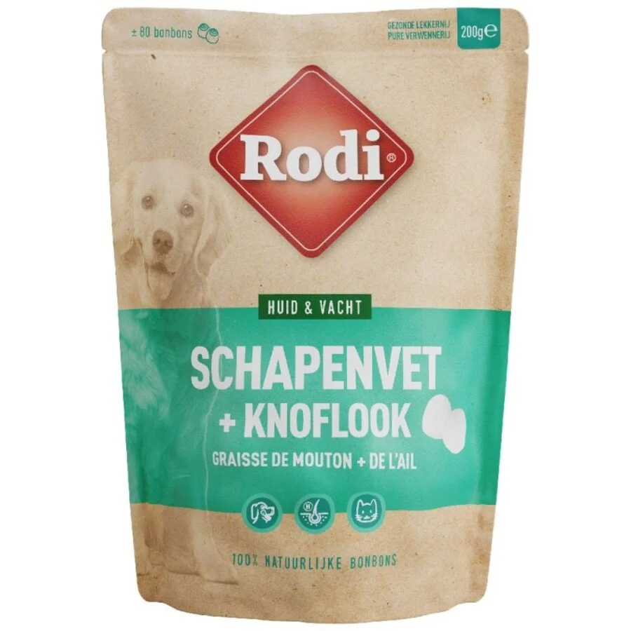 Rodi : Schapenvet en knoflook bonbons