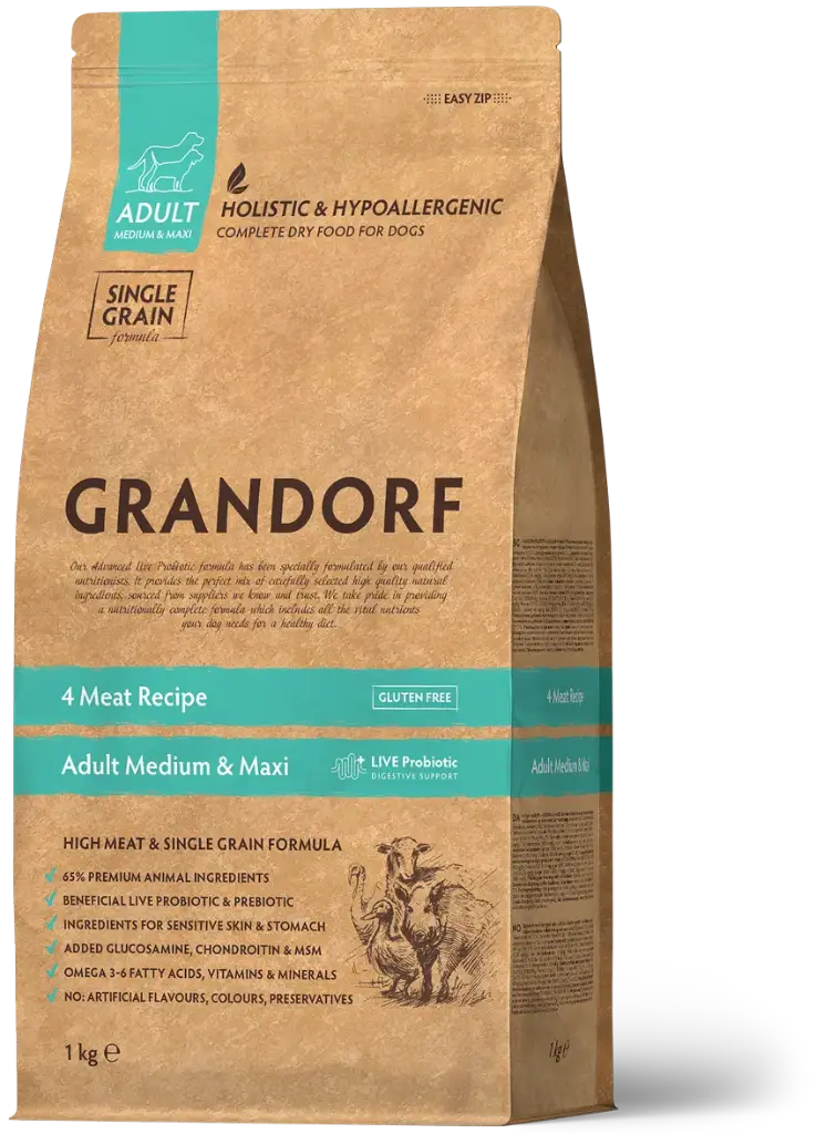 Grandorf : 4 Meat - Adult Medium & Maxi Breeds