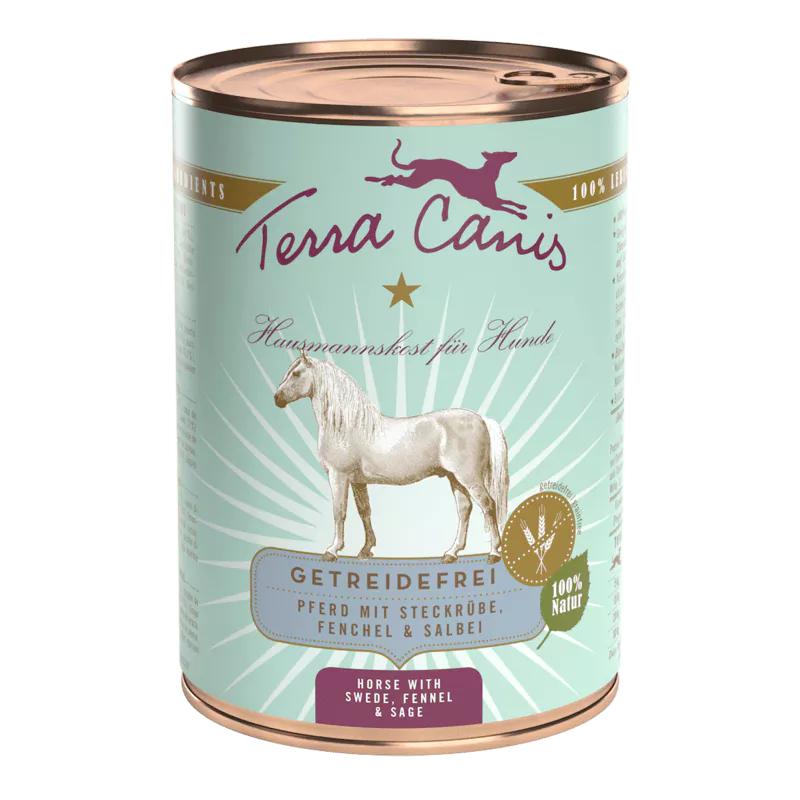 Terra Canis : Graanvrij Paard met Koolraap, Venkel & Salie