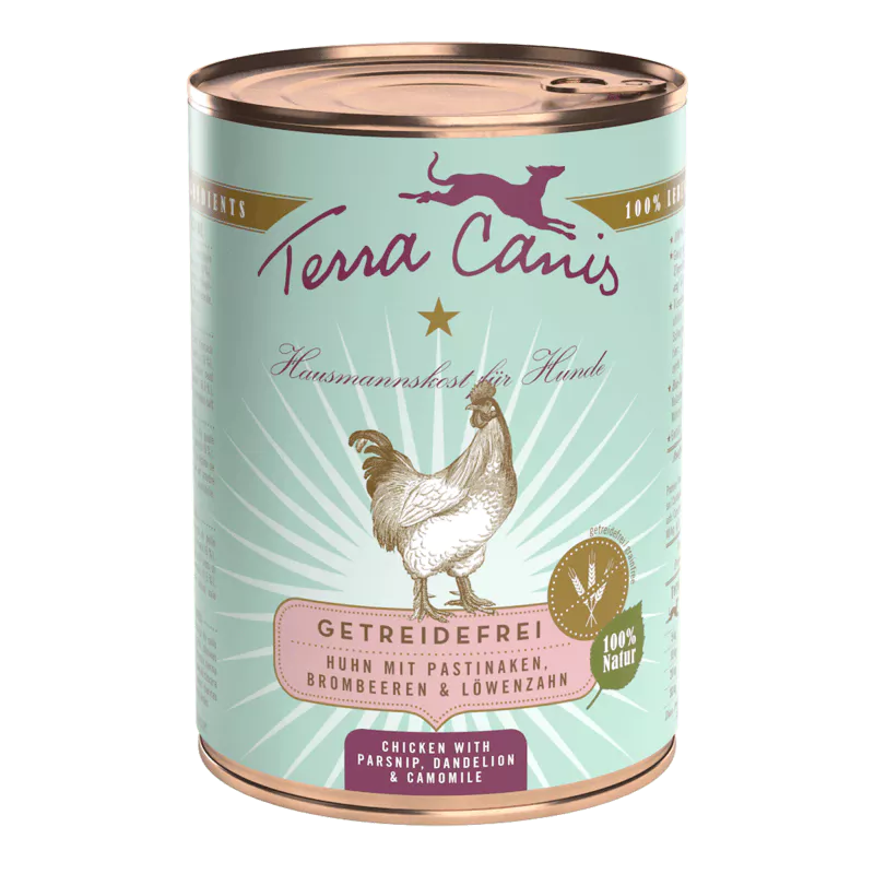 Terra Canis : Graanvrij Kip met Pastinaak, Paardenbloem & Kamille