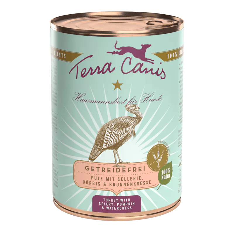Terra Canis : Graanvrij Kalkoen met Selderij, Pompoen & Waterkers