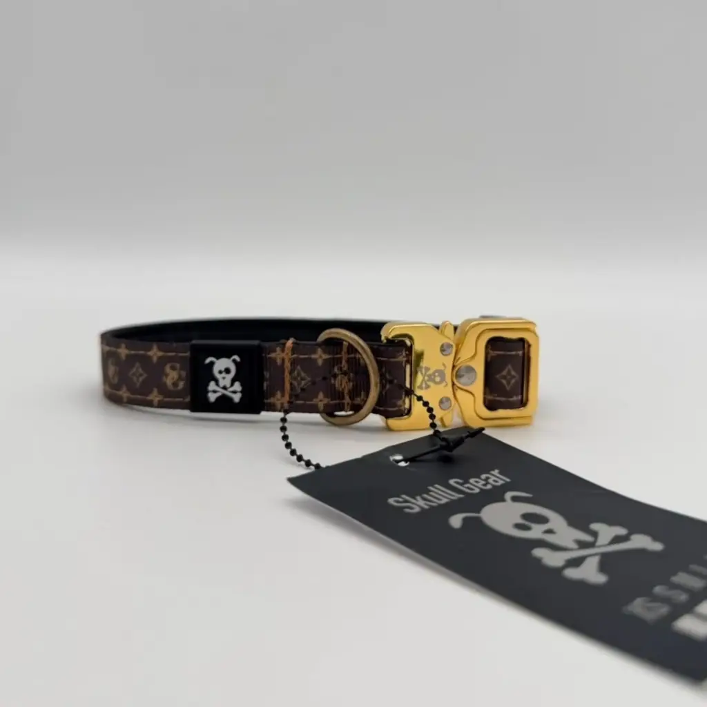 Skull Gear : Designer Halsband - Deluxe Gold