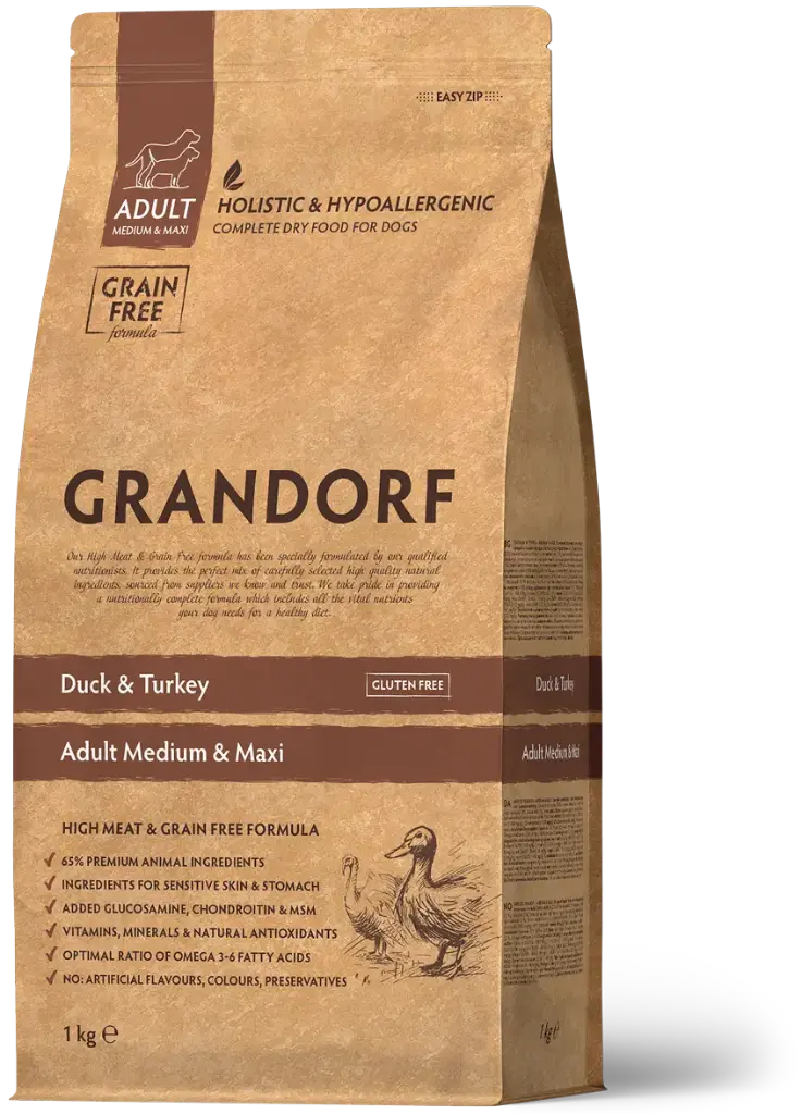 Grandorf : Duck & Turkey - Adult Medium & Maxi Breeds