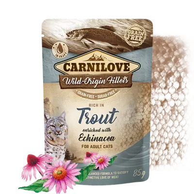 Carnilove Cat : Pouch Trout with Echinacea