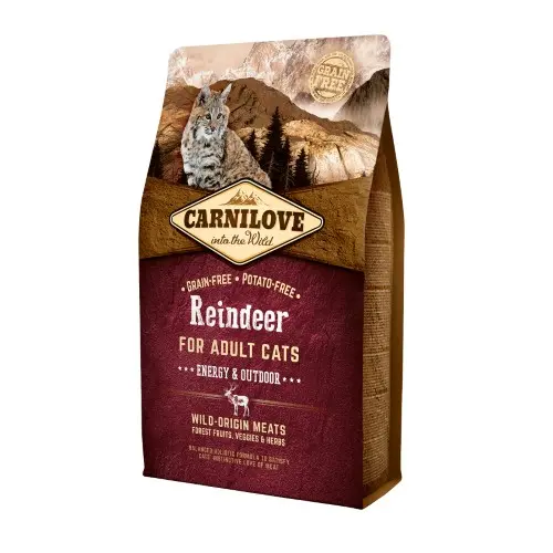 Carnilove Cat : Reindeer Energy/Outdoor 