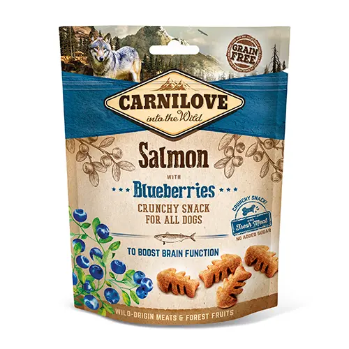 Carnilove Dog : Crunchy Snack - Salmon with Blueberries