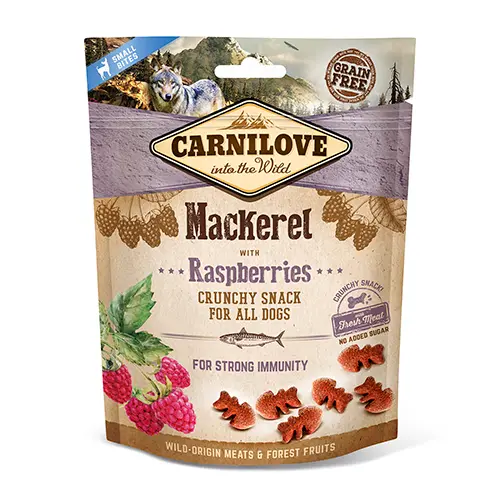Carnilove Dog : Crunchy Snack - Mackerel with Raspberries