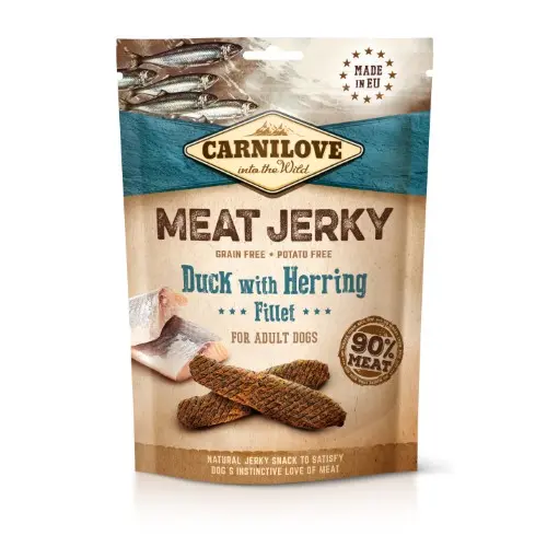 Carnilove Dog : Jerky - Duck with Herring Fillet