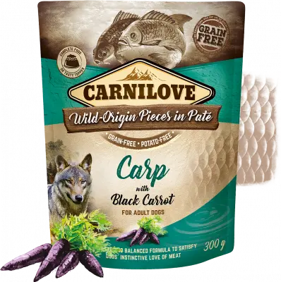 Carnilove Dog : Pouch - Carp with Black Carrot
