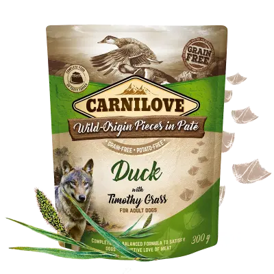 Carnilove Dog : Pouch - Duck with Timothy Grass