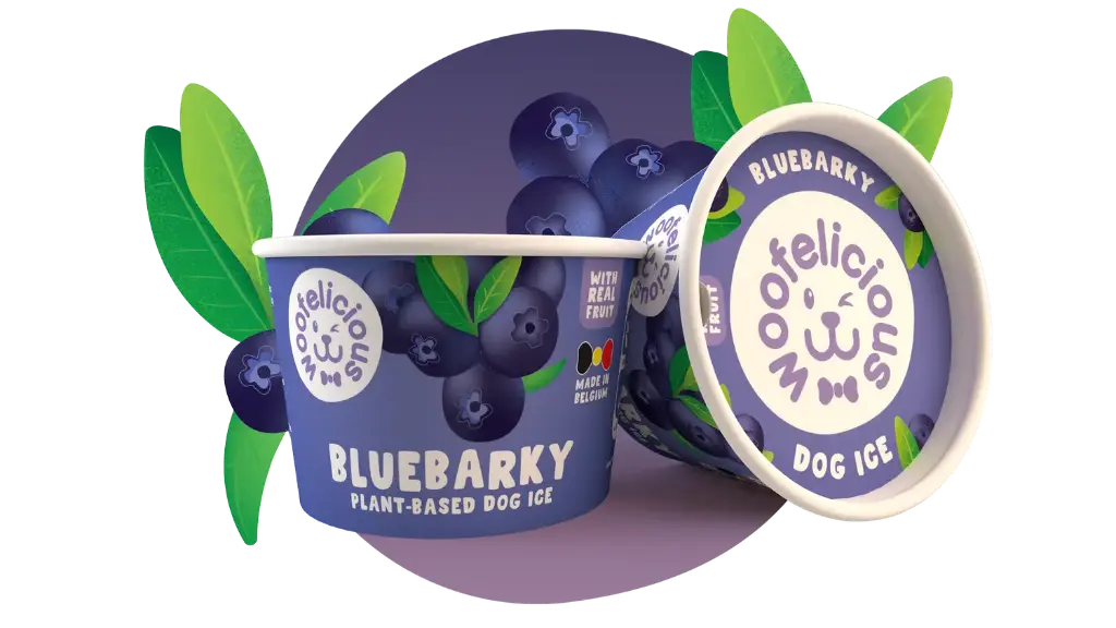 Woofelicious : Bluebarky Hondenijsje 