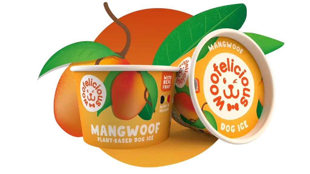 Woofelicious : Mangwoof Hondenijsje  