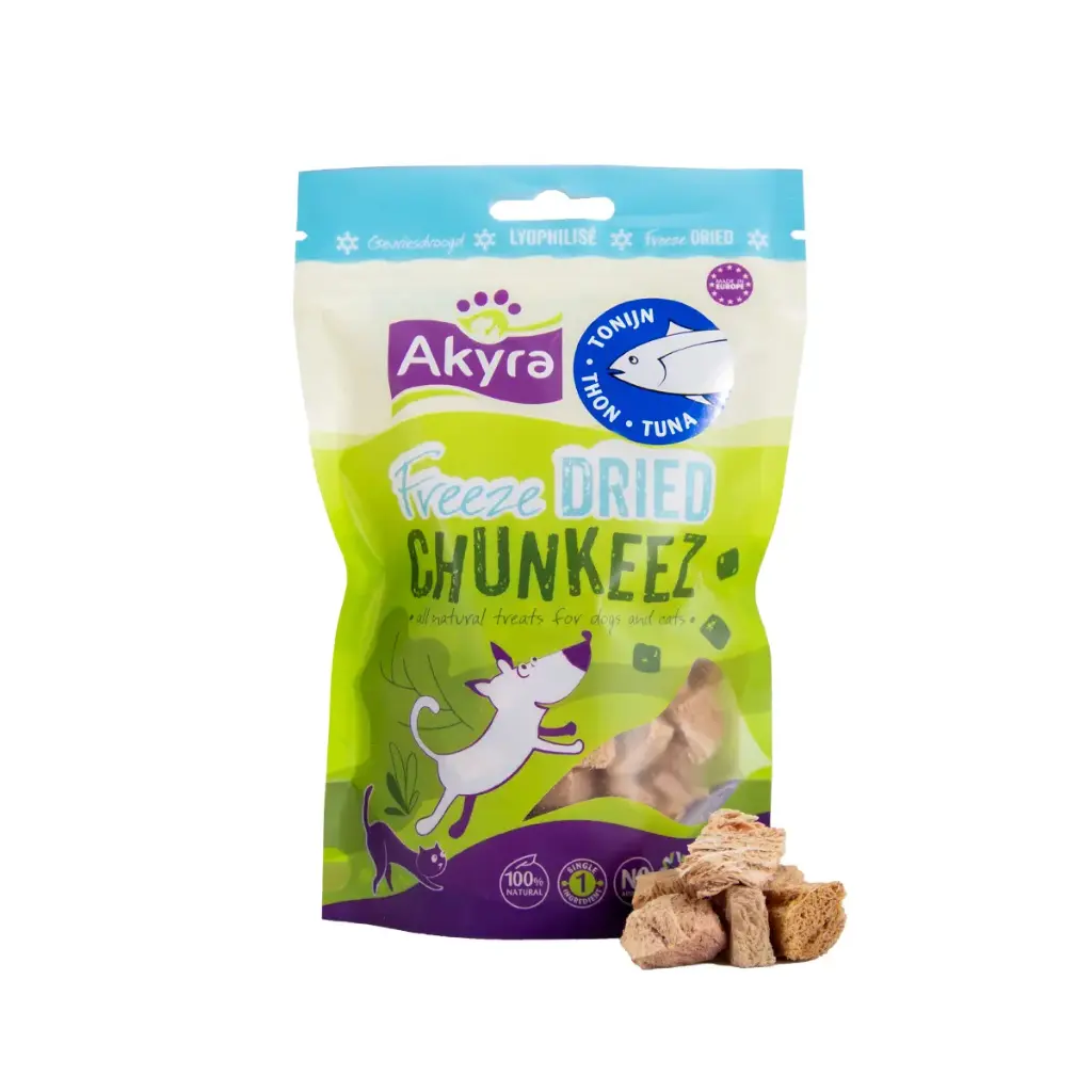 Akyra : Freeze Dried Chunkeez - Tonijn