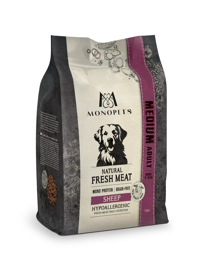Monopets : Fresh Meat MEDIUM Sheep - 12kg 