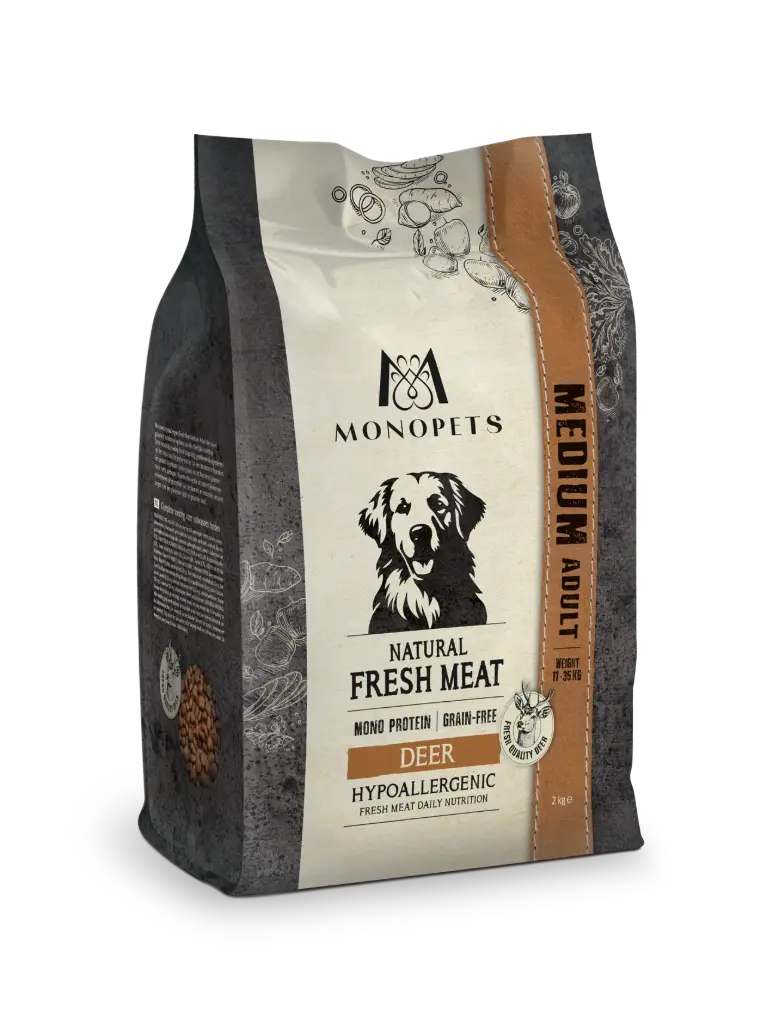 Monopets : Fresh Meat MEDIUM Deer - 2kg 
