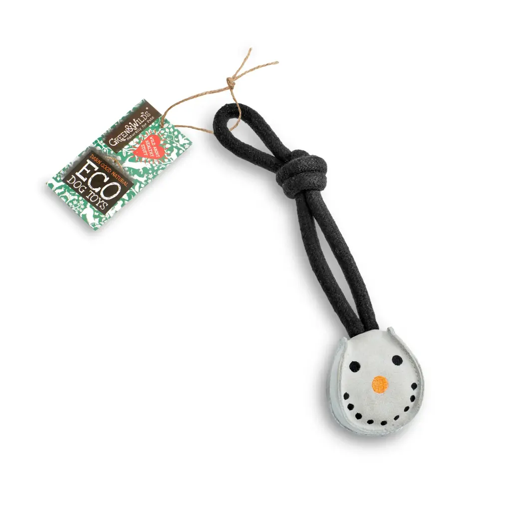 Green & Wilds : Sven the Snowball, Eco Dog Toy
