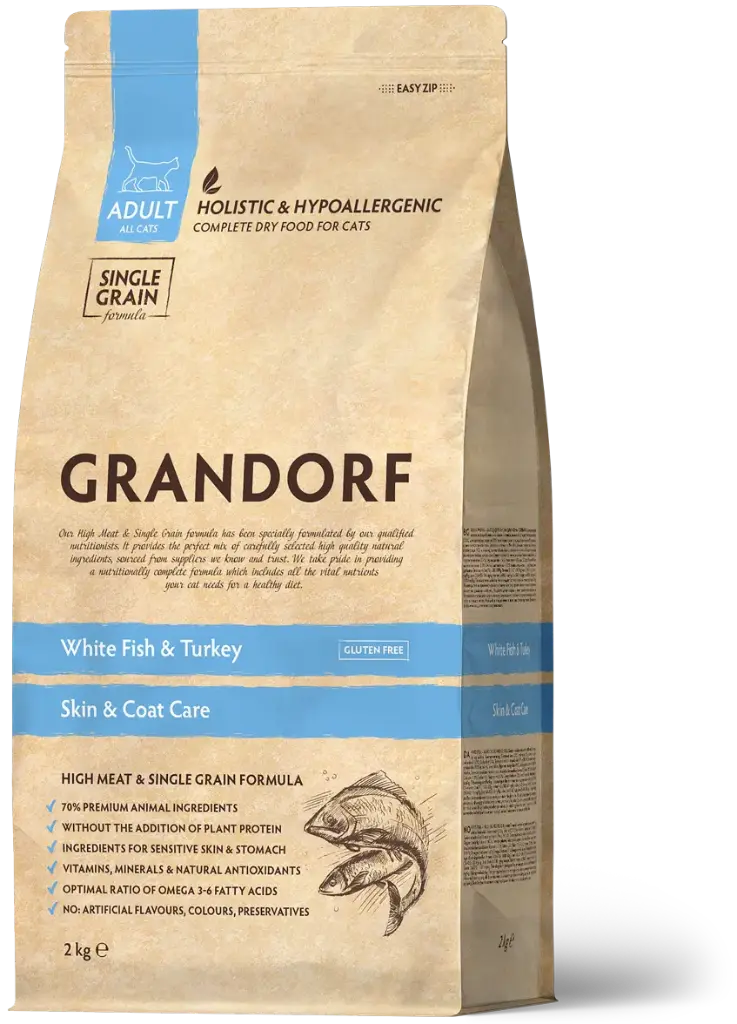 Grandorf : White Fish - Cat Indoor