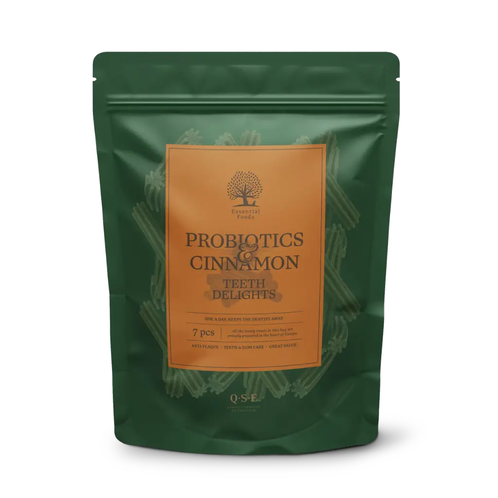 Essential Foods : Probiotics & Cinnamon Teeth Delights