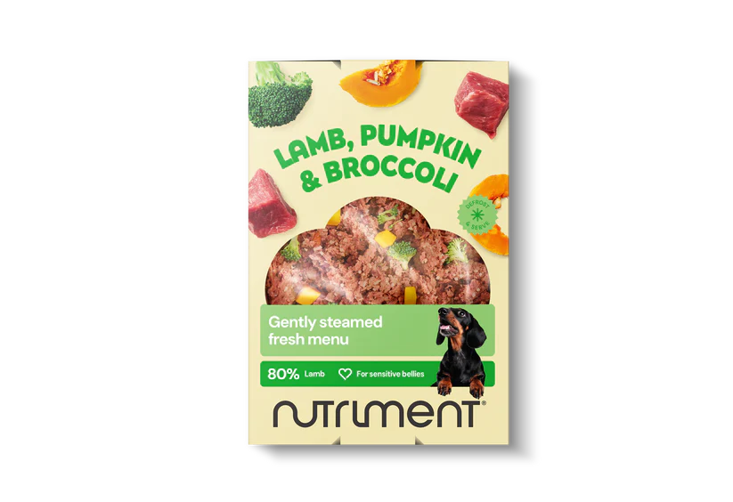 Nutriment : Gently Steamed Fresh Menu - Lamb