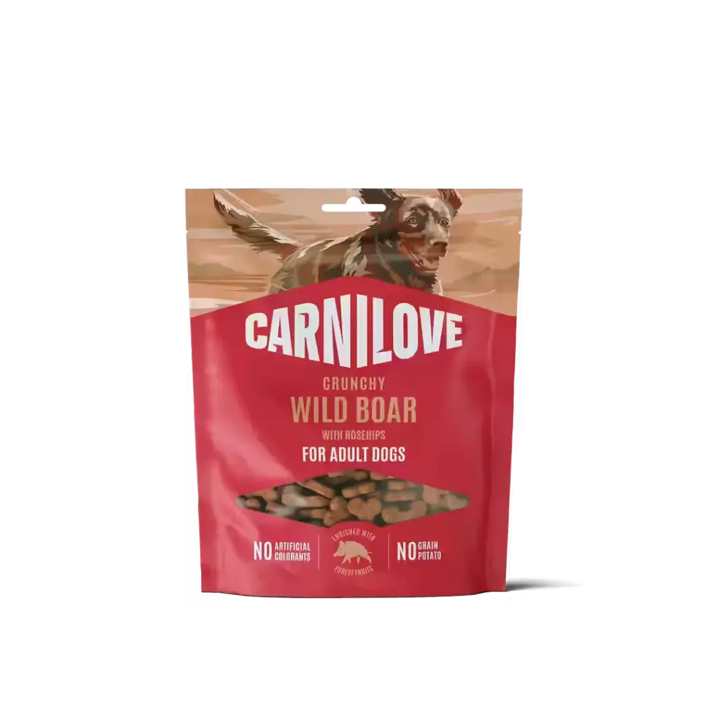 * Carnilove Dog : Crunchy Snack - Wild Boar with Rosehips