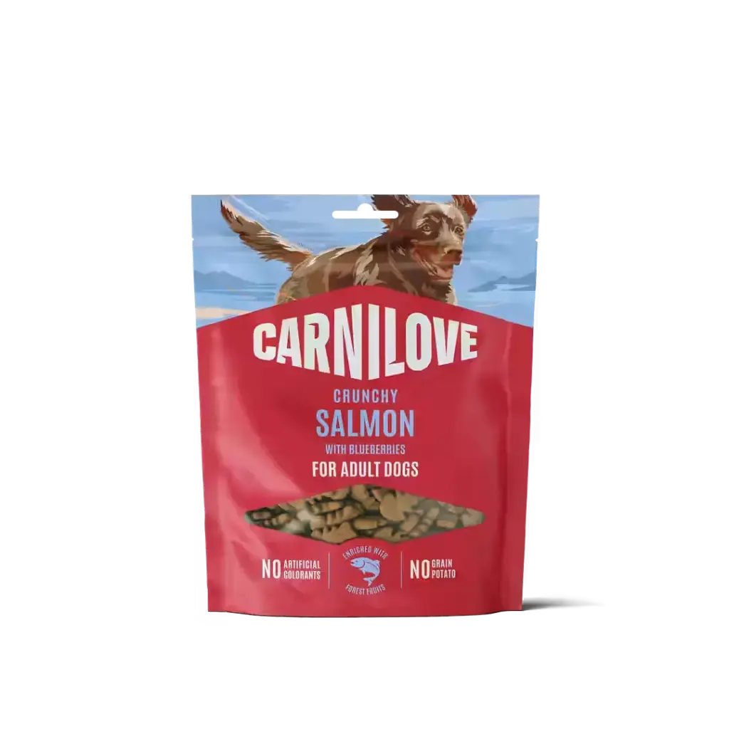 * Carnilove Dog : Crunchy Snack - Salmon with Blueberries